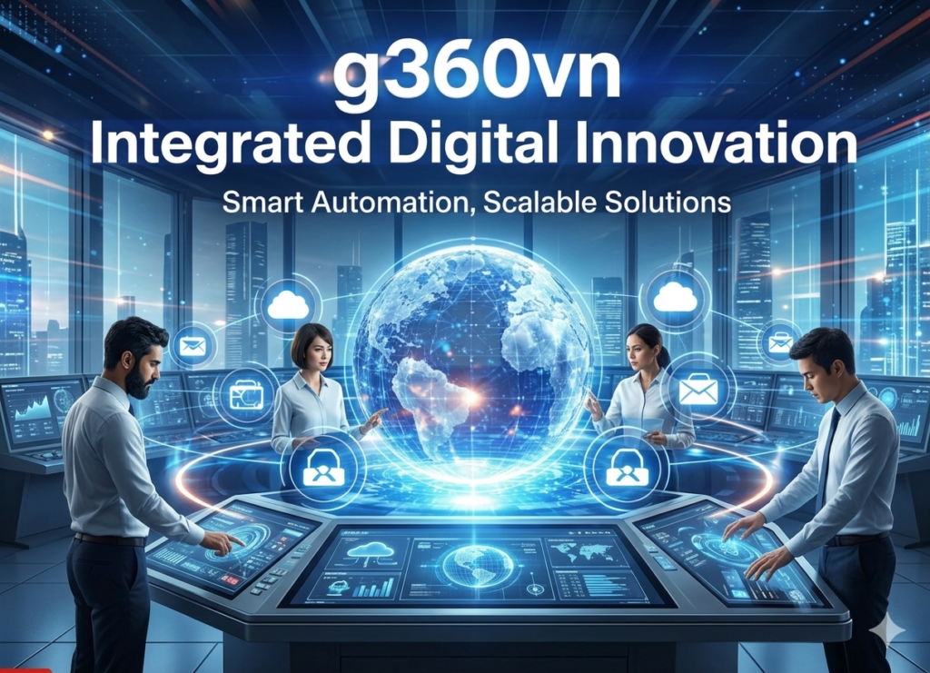 G360vn digital marketing platform dashboard showing analytics metrics, campaign management tools, and performance tracking features